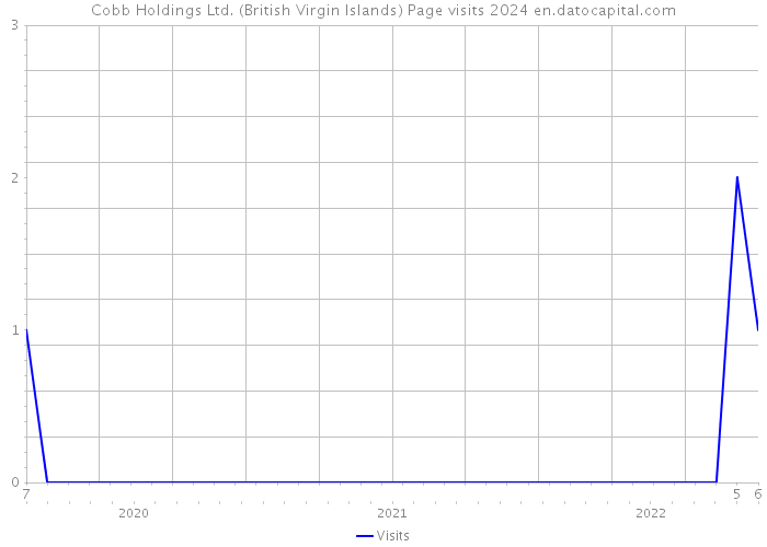 Cobb Holdings Ltd. (British Virgin Islands) Page visits 2024 