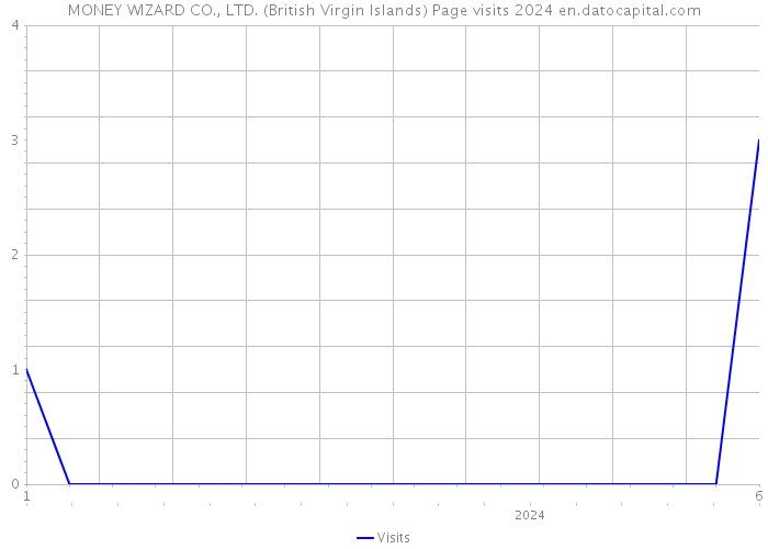 MONEY WIZARD CO., LTD. (British Virgin Islands) Page visits 2024 