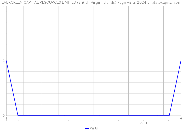 EVERGREEN CAPITAL RESOURCES LIMITED (British Virgin Islands) Page visits 2024 