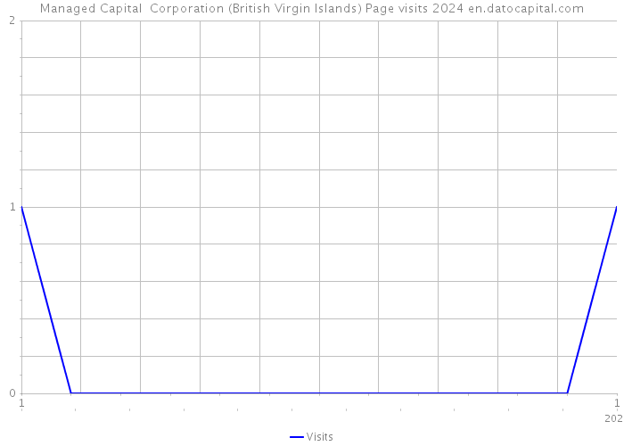 Managed Capital Corporation (British Virgin Islands) Page visits 2024 