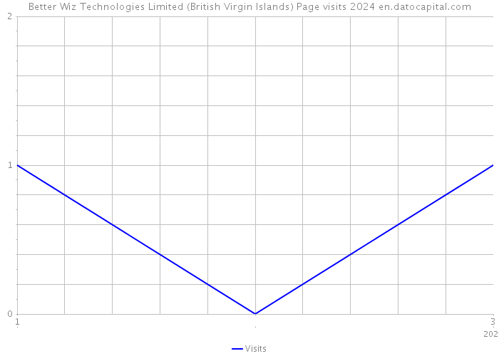 Better Wiz Technologies Limited (British Virgin Islands) Page visits 2024 