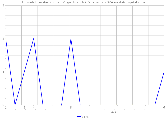 Turandot Limited (British Virgin Islands) Page visits 2024 